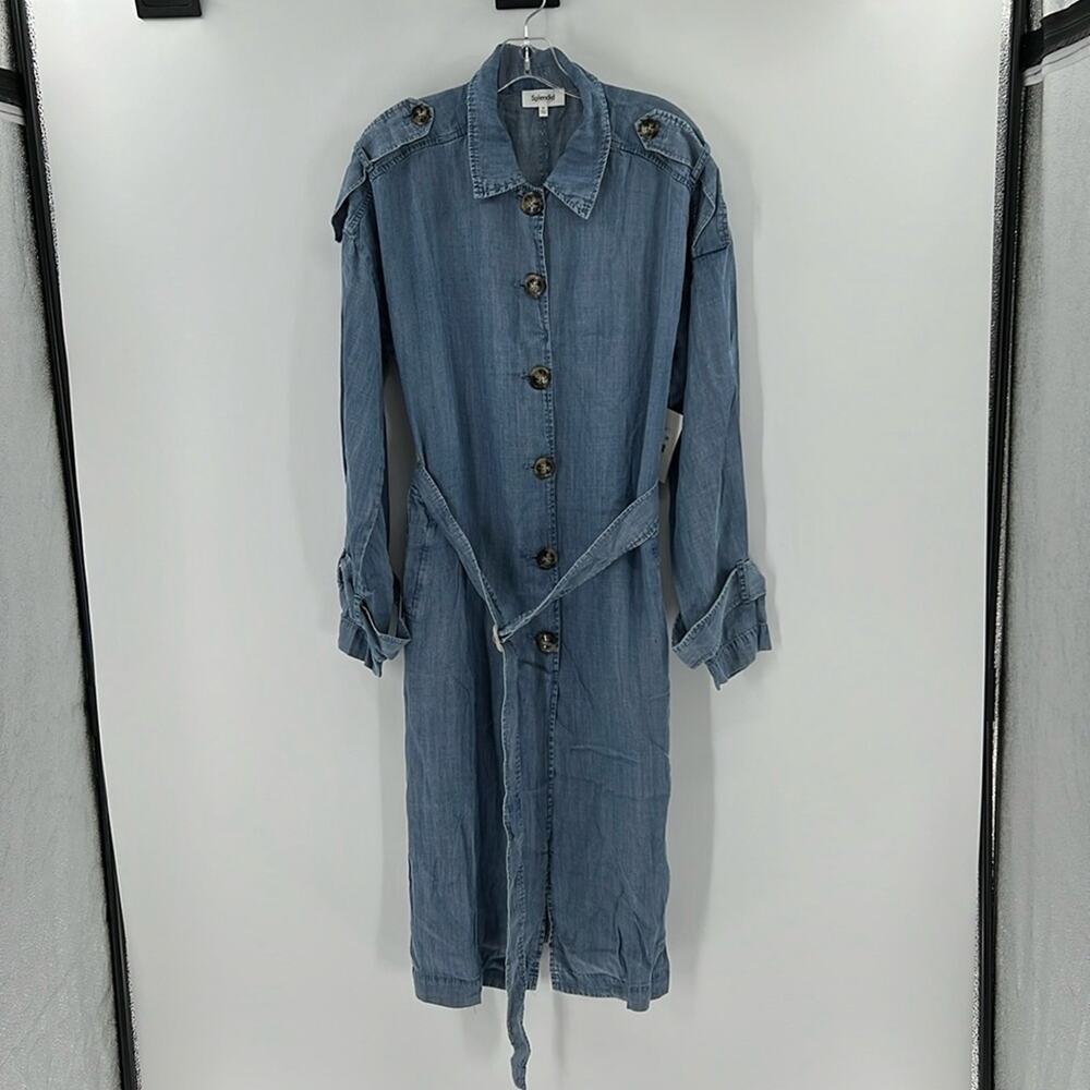 Splendid Collection Dane Indigo Coat - Medium - New with tags